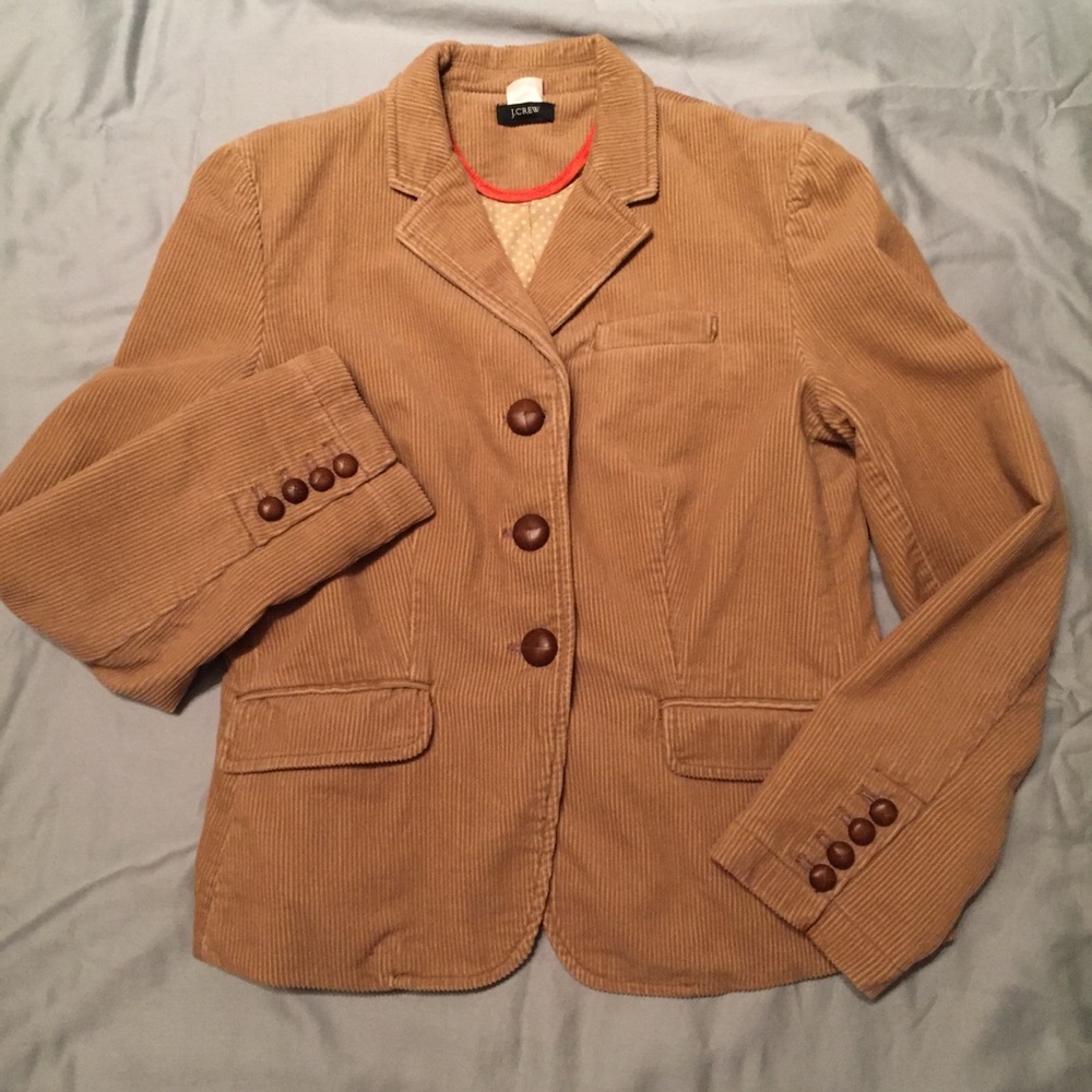 J. Crew Brown Corduroy Blazer